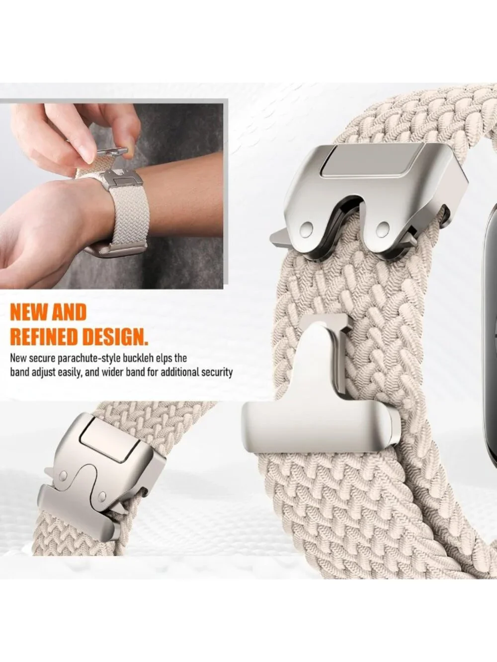 Nylon Braided Apple Watch Bands for Ultra, Series 3, 2, 11/SE - Unisex Style
